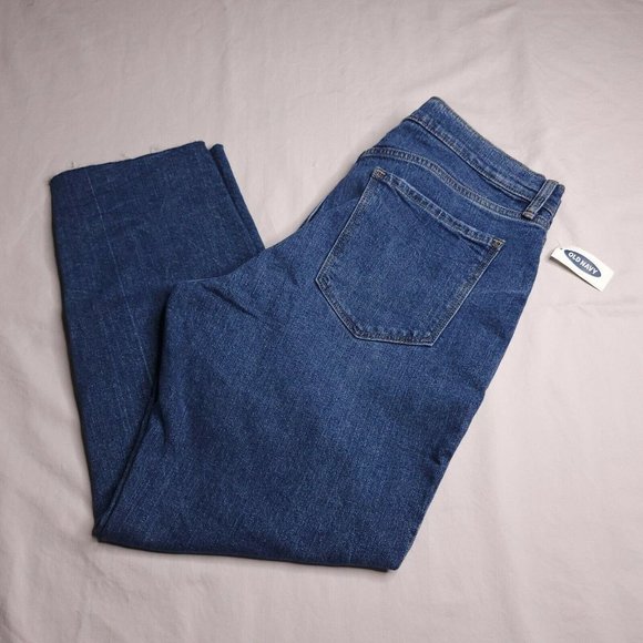 Old Navy Denim - Old Navy Distressed Boyfriend Jeans Sz 12 Raw Hem